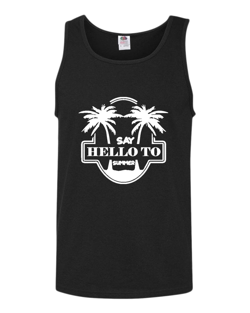 Say hello to summer tank top, summer tank top, beach party tank top - Fivestartees