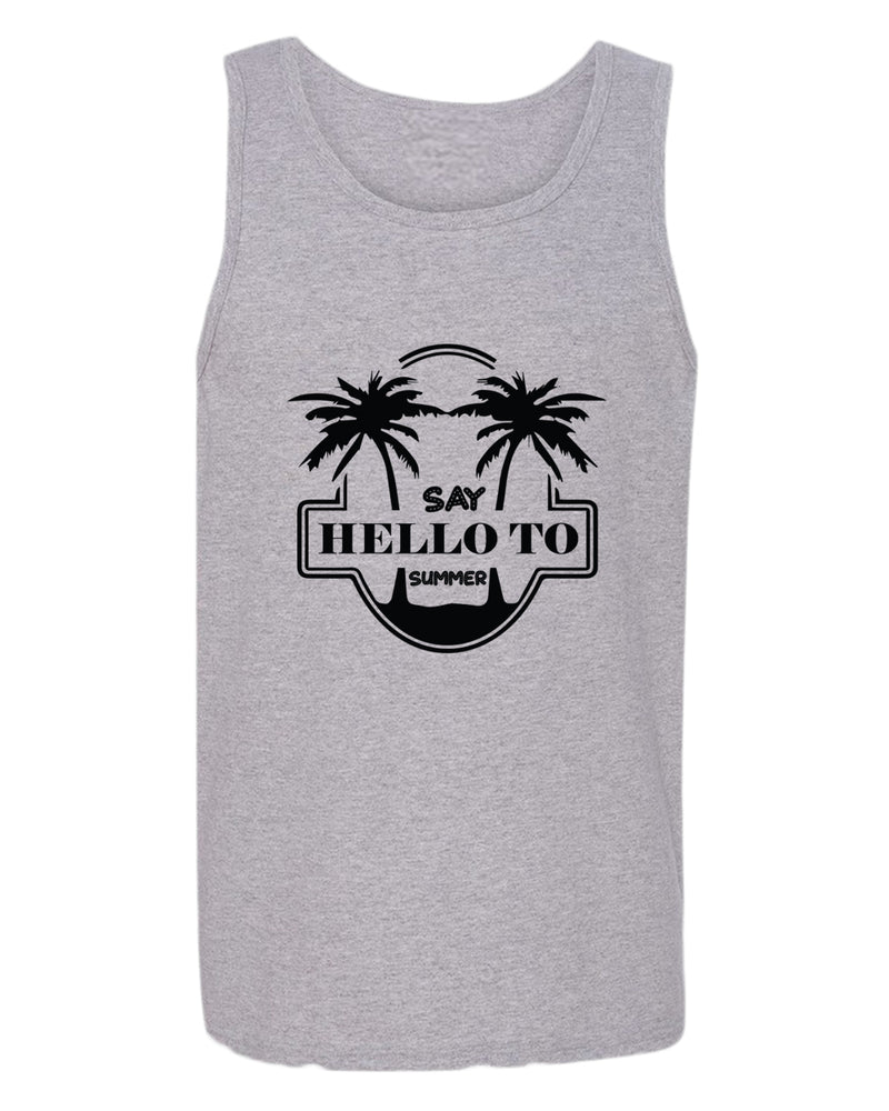 Say hello to summer tank top, summer tank top, beach party tank top - Fivestartees