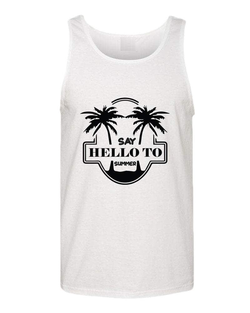 Say hello to summer tank top, summer tank top, beach party tank top - Fivestartees