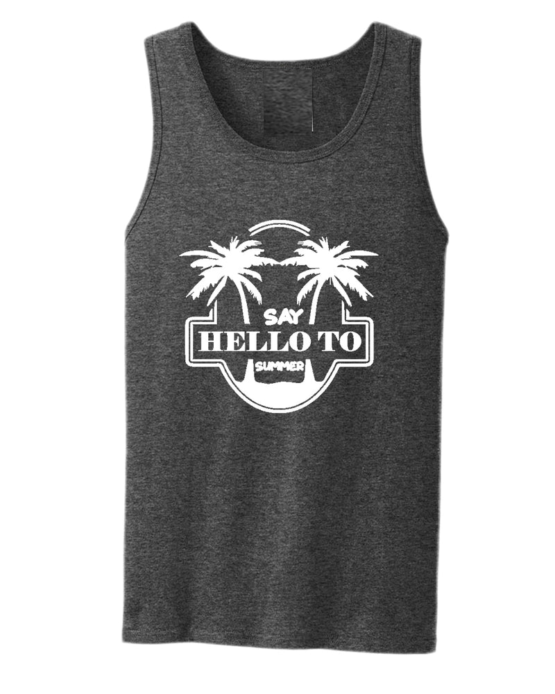 Say hello to summer tank top, summer tank top, beach party tank top - Fivestartees