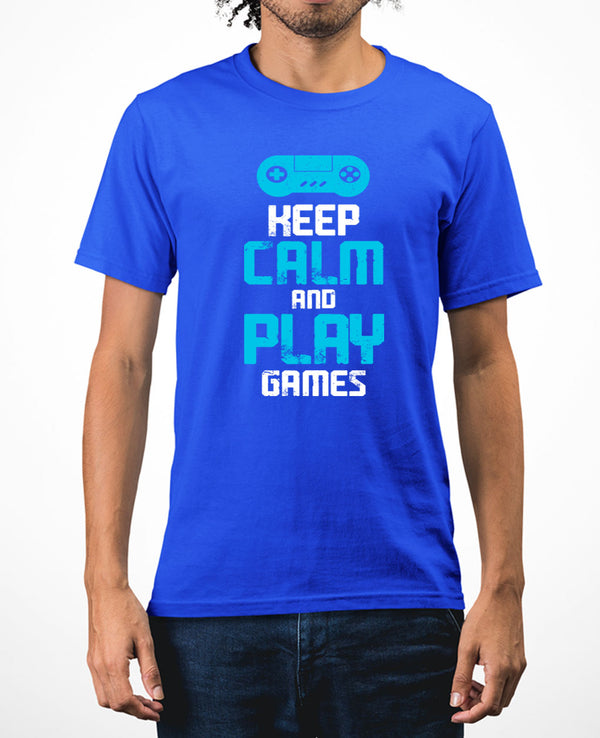 Keep calm and play video game t-shirt funny video game t-shirt - Fivestartees