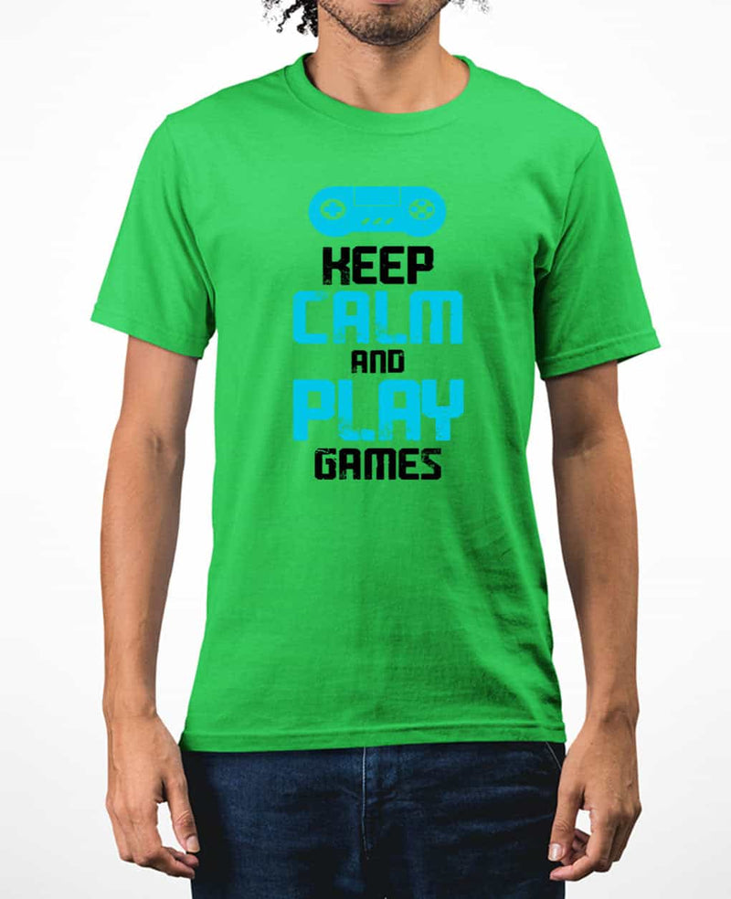 Keep calm and play video game t-shirt funny video game t-shirt - Fivestartees