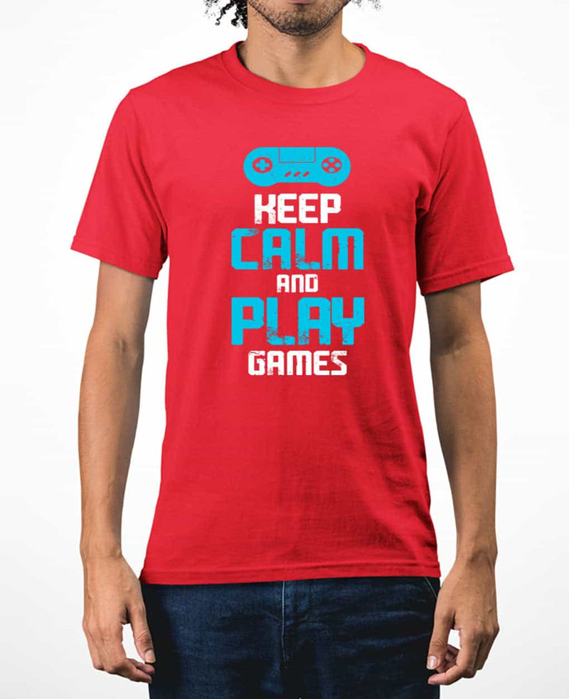 Keep calm and play video game t-shirt funny video game t-shirt - Fivestartees