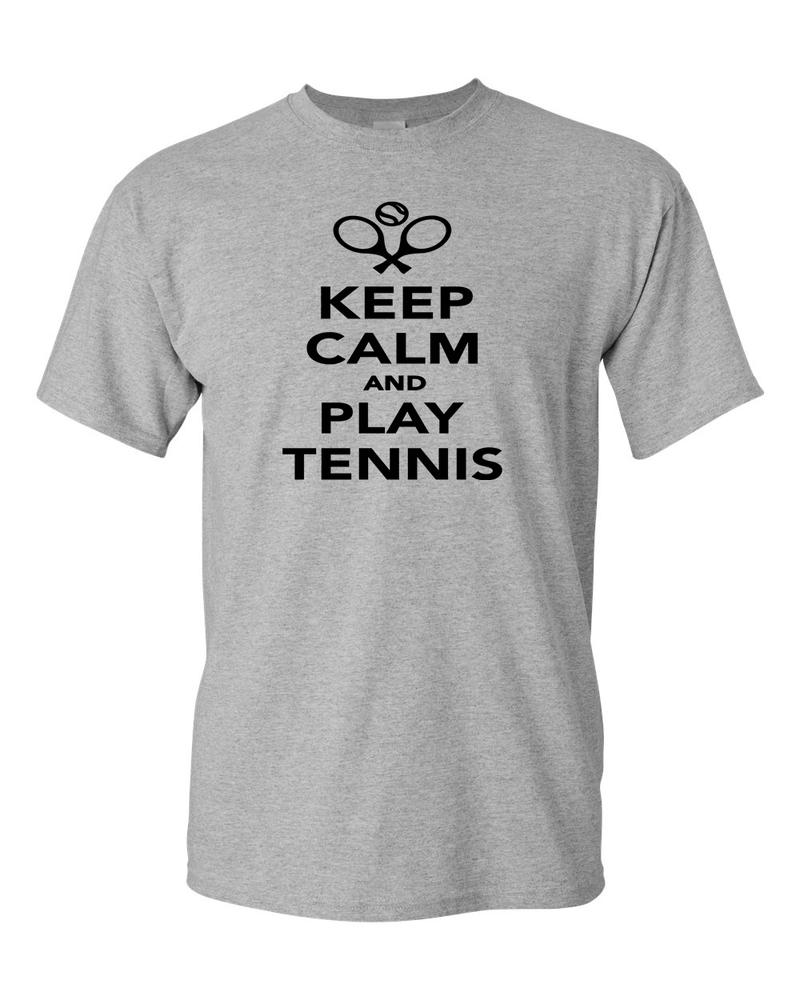 Keep Calm and Play Tennis T-Shirt sport t-shirt - Fivestartees