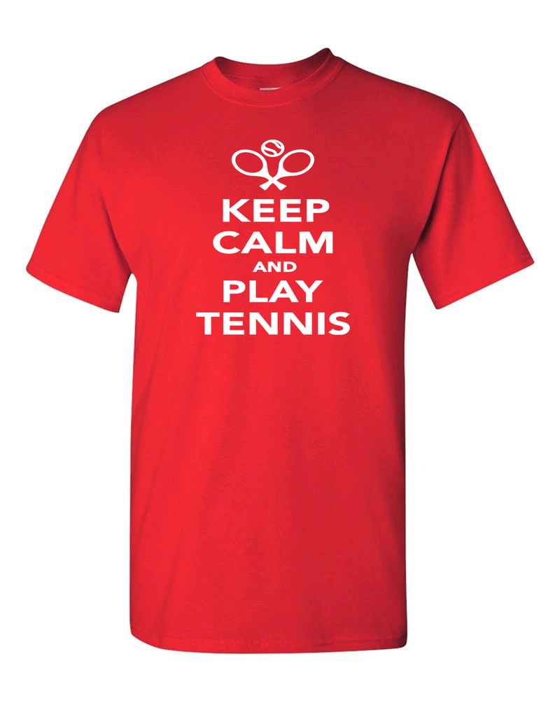 Keep Calm and Play Tennis T-Shirt sport t-shirt - Fivestartees