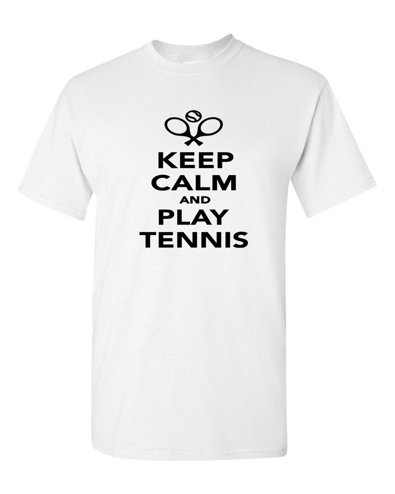 Keep Calm and Play Tennis T-Shirt sport t-shirt - Fivestartees
