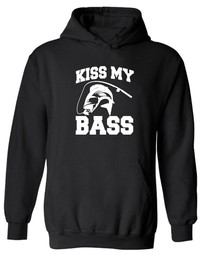 Kiss My BASS, Funny Fishing hoodie - Fivestartees