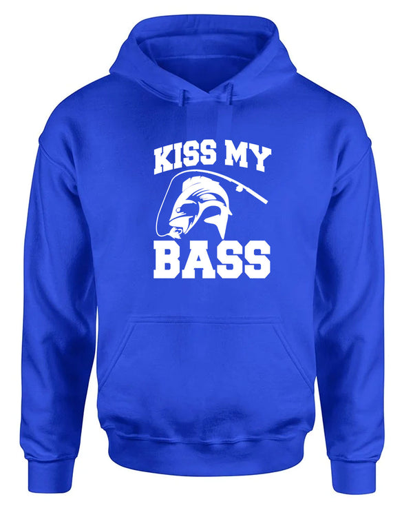 Kiss My BASS, Funny Fishing hoodie - Fivestartees