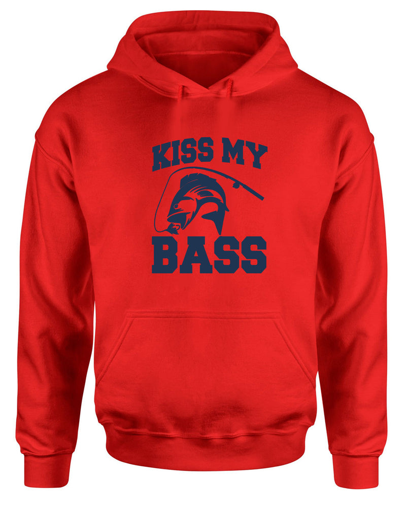 Kiss My BASS, Funny Fishing hoodie - Fivestartees