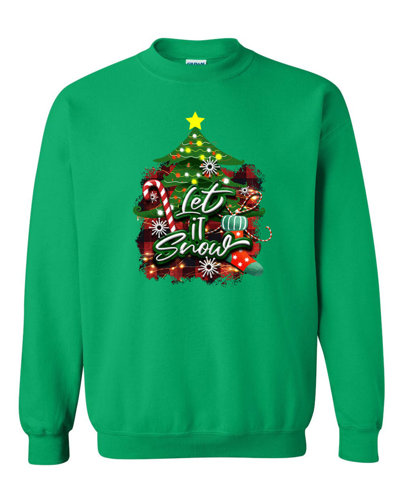 Let's snow Christmas Sweatshirt, Holiday sweatshirt - Fivestartees