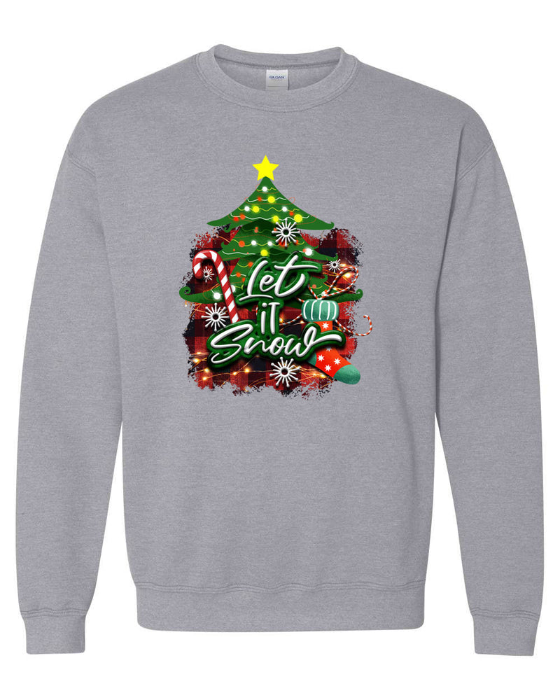 Let's snow Christmas Sweatshirt, Holiday sweatshirt - Fivestartees