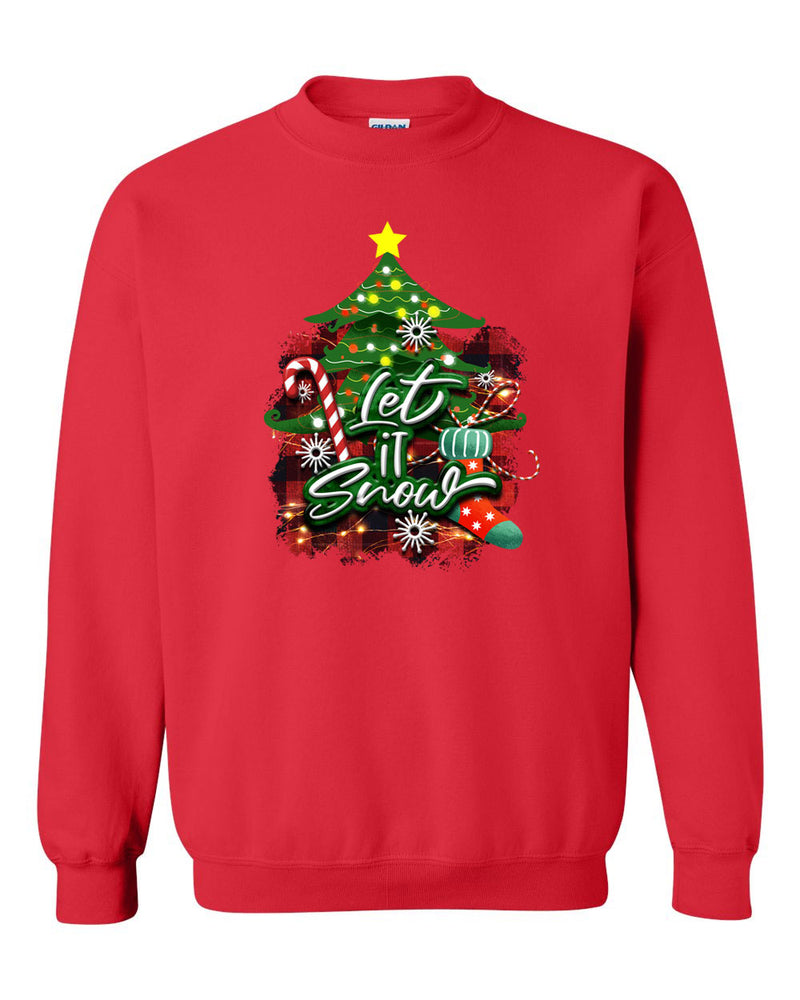Let's snow Christmas Sweatshirt, Holiday sweatshirt - Fivestartees