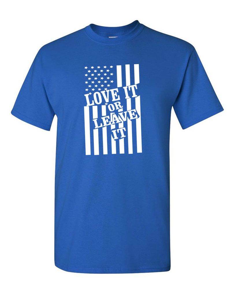 Love it or Leave it America Flag T-shirt - Patriotism Tee - Fivestartees