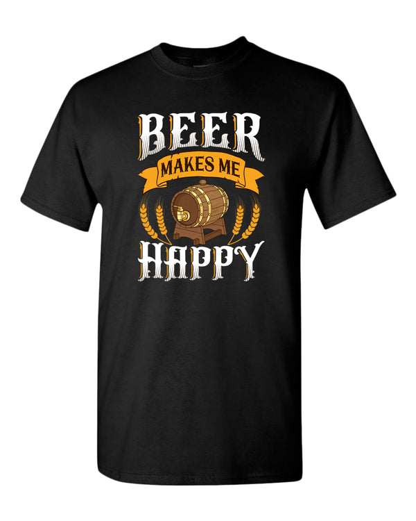 Beer makes me happy t-shirt - Fivestartees