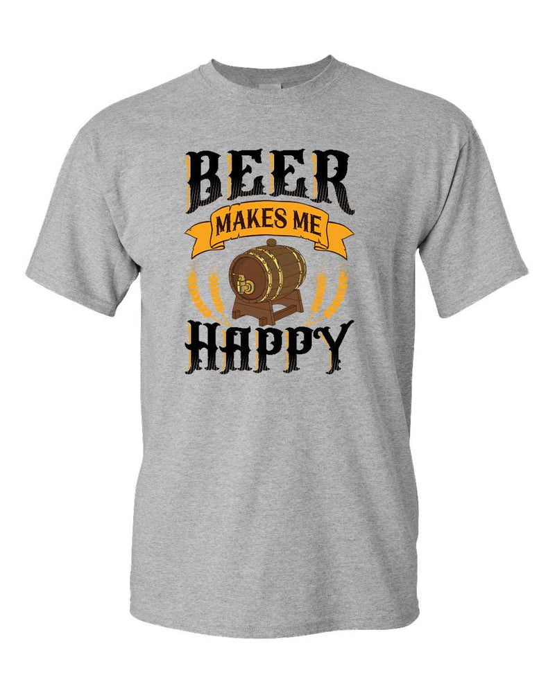 Beer makes me happy t-shirt - Fivestartees