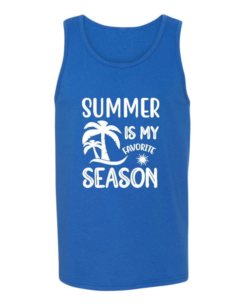 Summer is my favorite season tank top, summer tank top, beach party tank top - Fivestartees