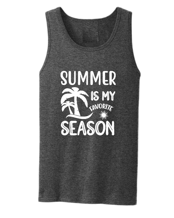 Summer is my favorite season tank top, summer tank top, beach party tank top - Fivestartees