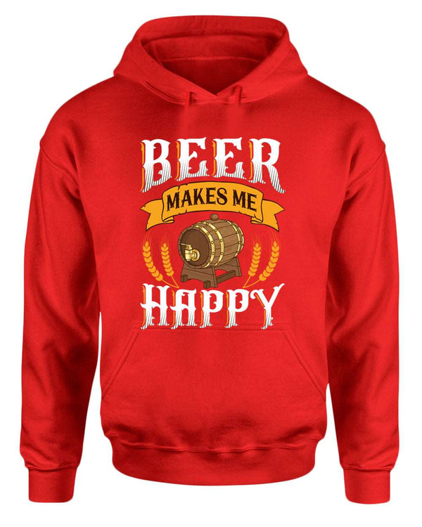 Beer makes me happy hoodie - Fivestartees