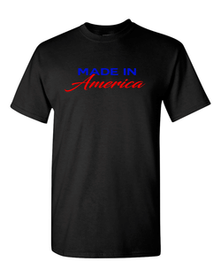 Made in America T-Shirt USA Flag T-shirt Patriotic Tee - Fivestartees