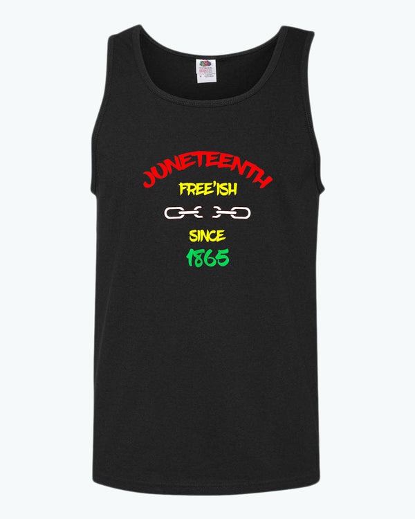 Chain broke tank top Free-ish since 1865 tank top juneteenth tank top - Fivestartees