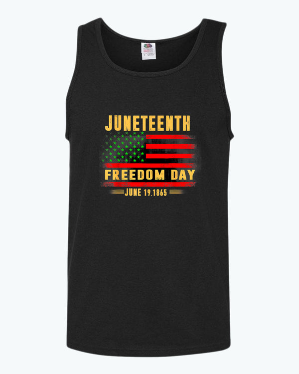 Freedom day june 19 1865 tank top juneteenth tank tops - Fivestartees