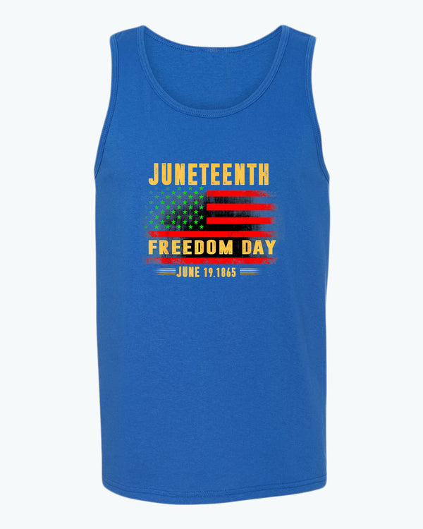 Freedom day june 19 1865 tank top juneteenth tank tops - Fivestartees