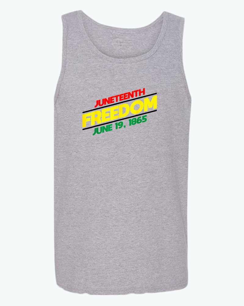 juneteenth freedom tank top dash design - Fivestartees