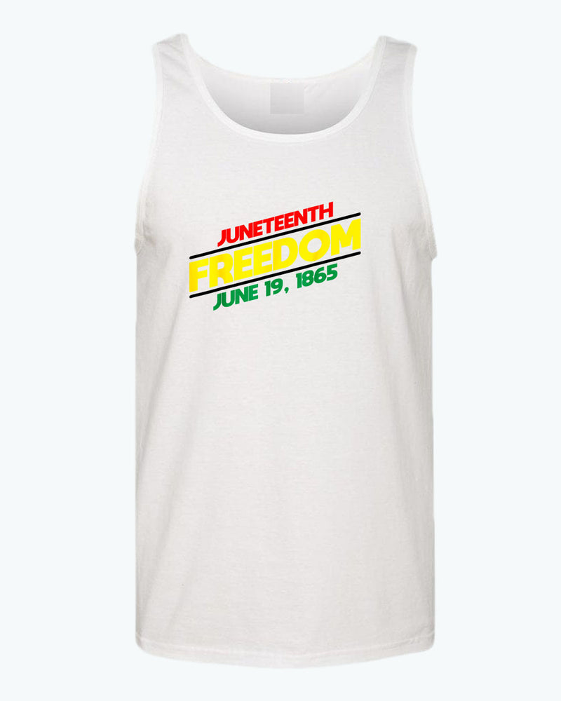 juneteenth freedom tank top dash design - Fivestartees