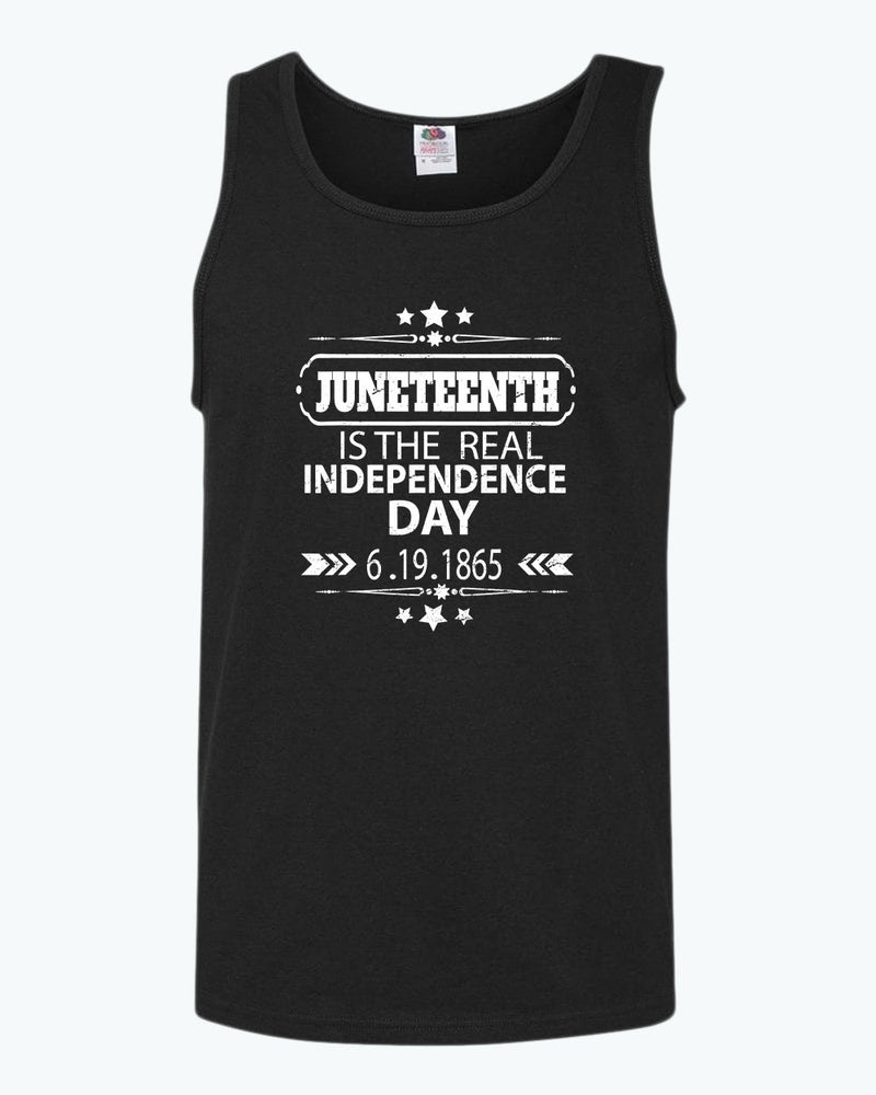 Juneteenth is the real independence day tank top - Fivestartees