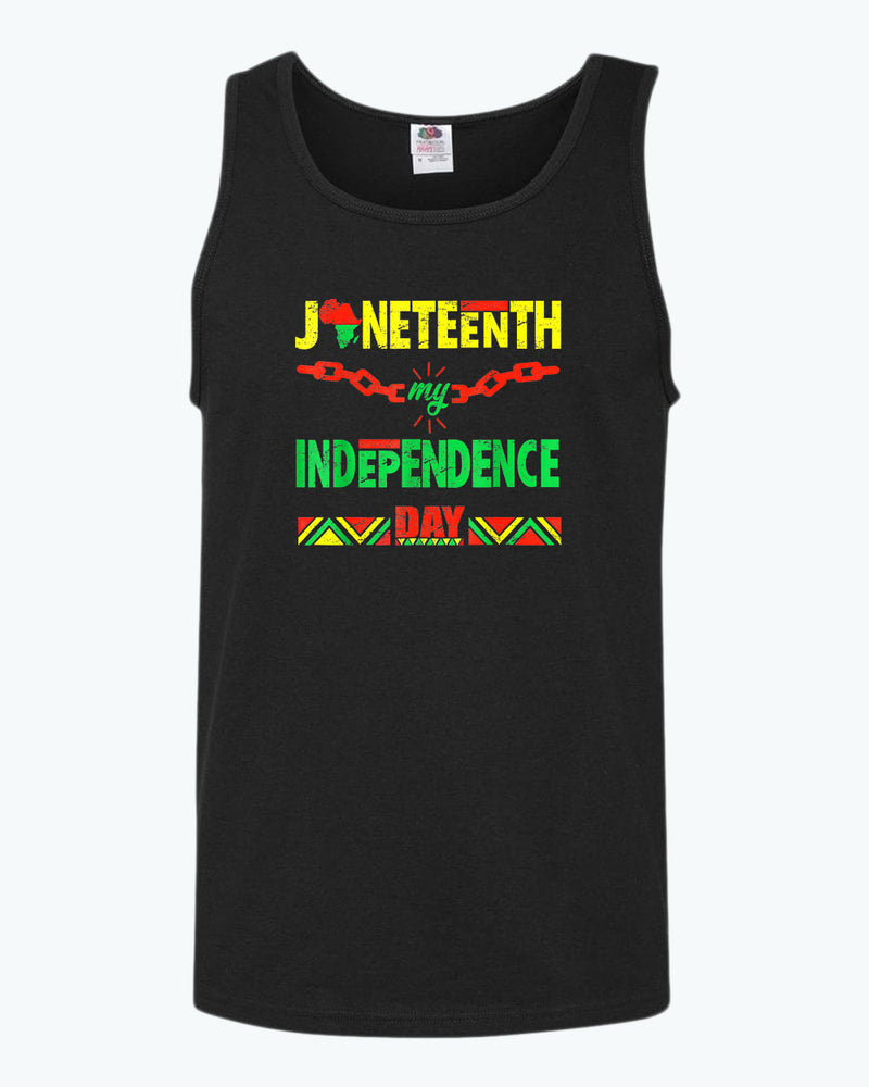 Juneteenth my independence day tank top - Fivestartees
