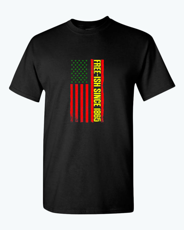 American flag juneteenth t-shirt green yellow red flag tees - Fivestartees