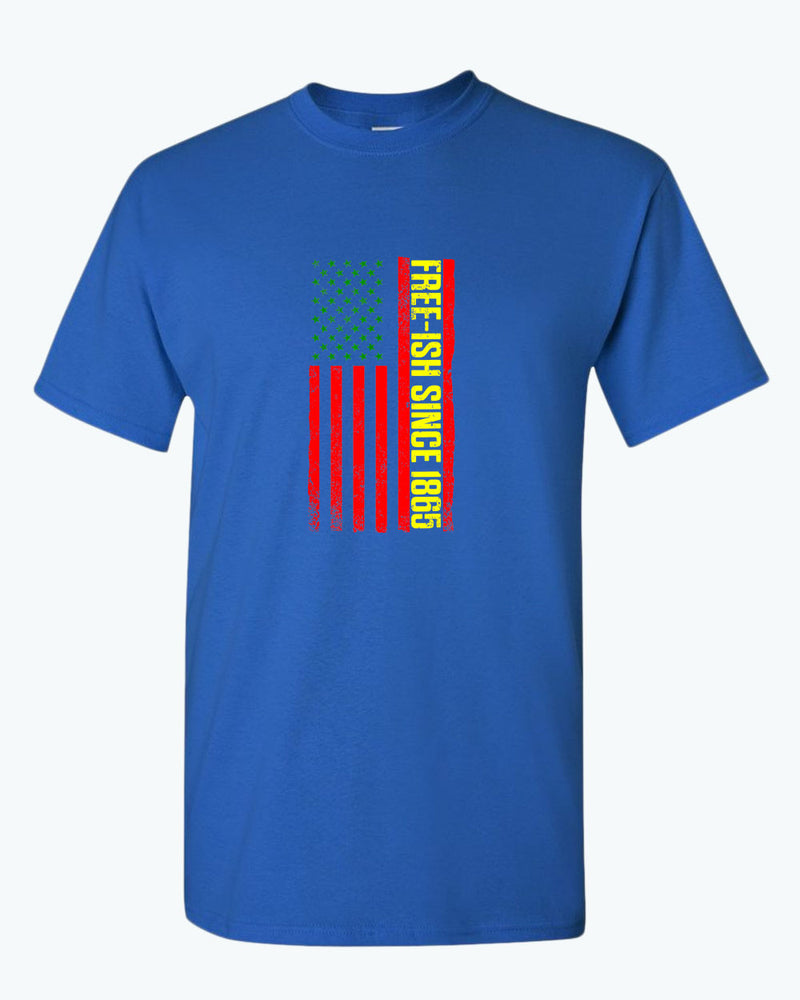 American flag juneteenth t-shirt green yellow red flag tees - Fivestartees