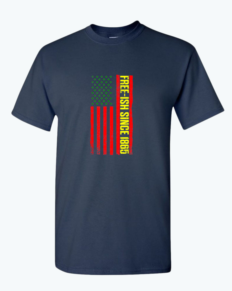 American flag juneteenth t-shirt green yellow red flag tees - Fivestartees