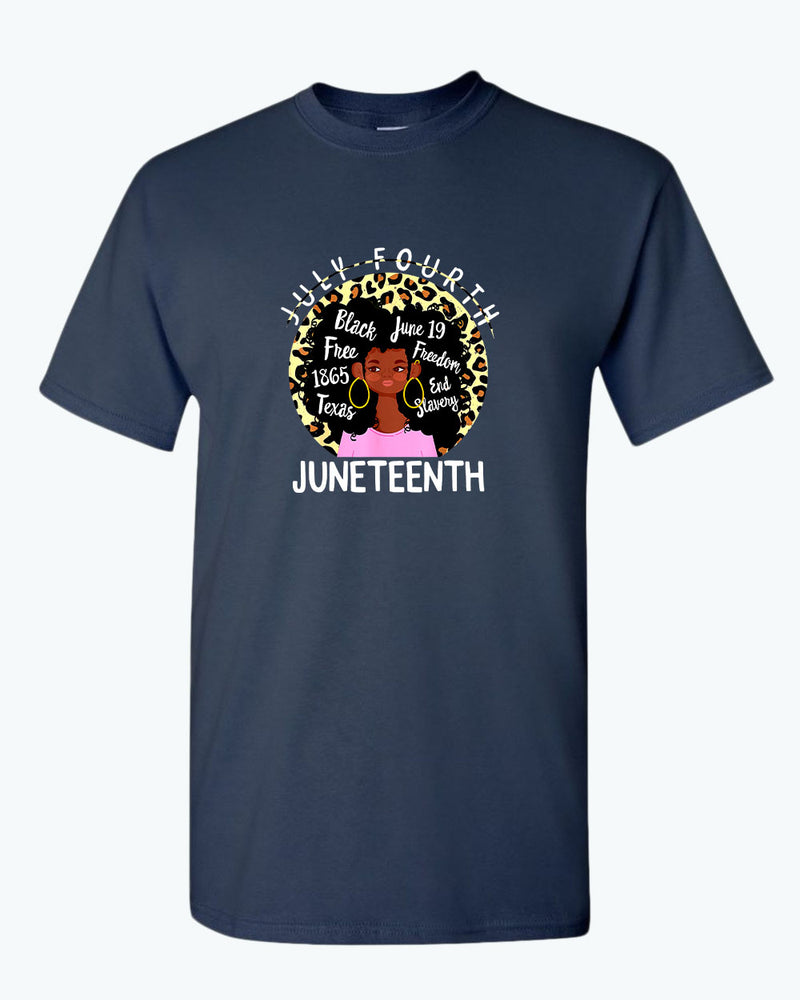 Black queen freedom t-shirt juneteenth tees - Fivestartees