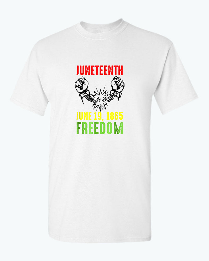 Freedom tees broken chain june 19 1865 t-shirt - Fivestartees
