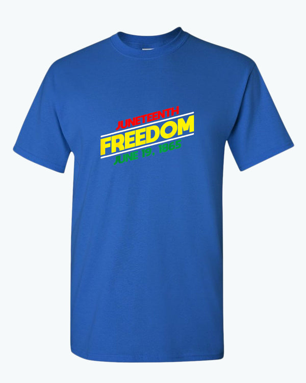 Juneteenth freedom t-shirt dash design - Fivestartees