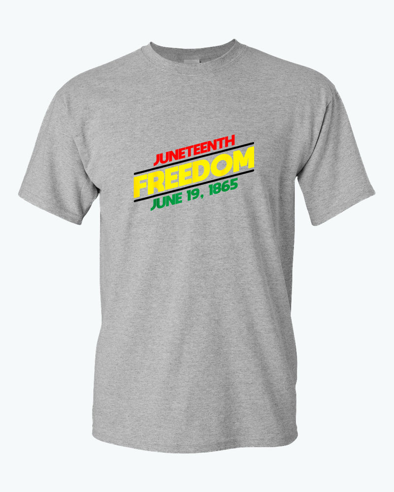 Juneteenth freedom t-shirt dash design - Fivestartees