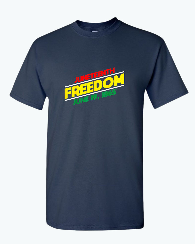 Juneteenth freedom t-shirt dash design - Fivestartees