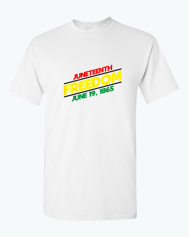 Juneteenth freedom t-shirt dash design - Fivestartees