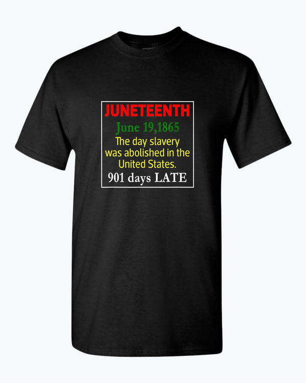 The day slavery was abolished in USA t-shirt, juneteenth tees - Fivestartees