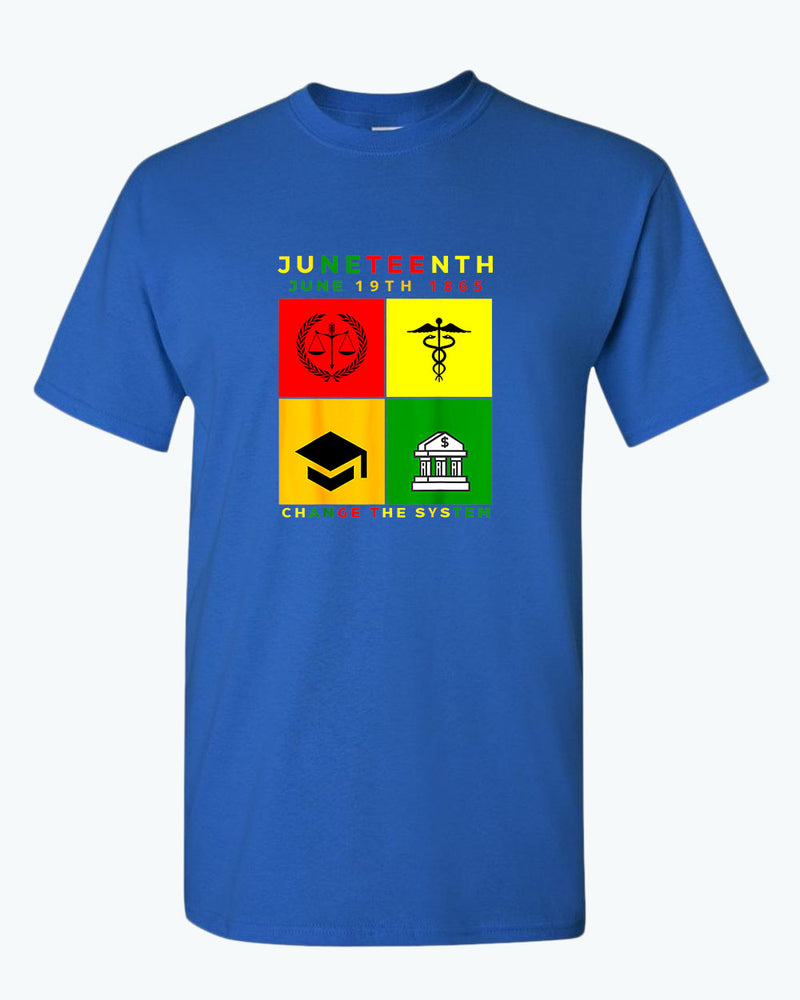 Change the system juneteenth t-shirt - Fivestartees