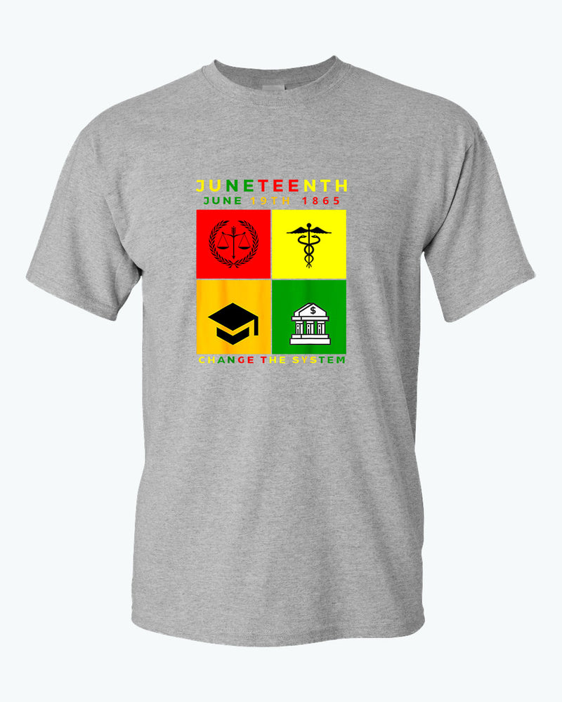 Change the system juneteenth t-shirt - Fivestartees