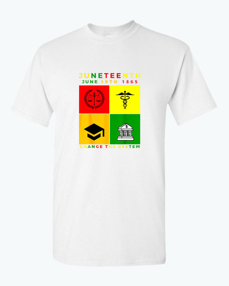 Change the system juneteenth t-shirt - Fivestartees