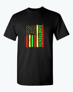 Juneteenth American flag t-shirt - Fivestartees