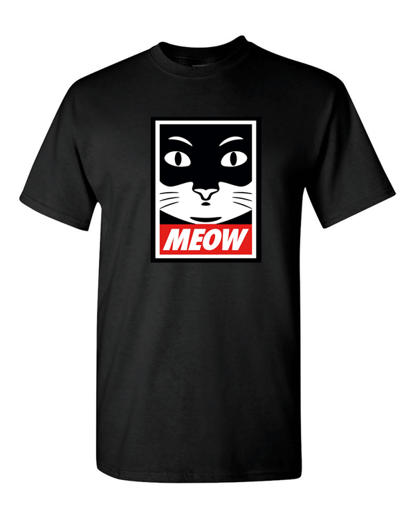 Meow t-shirt cat lover t-shirt - Fivestartees