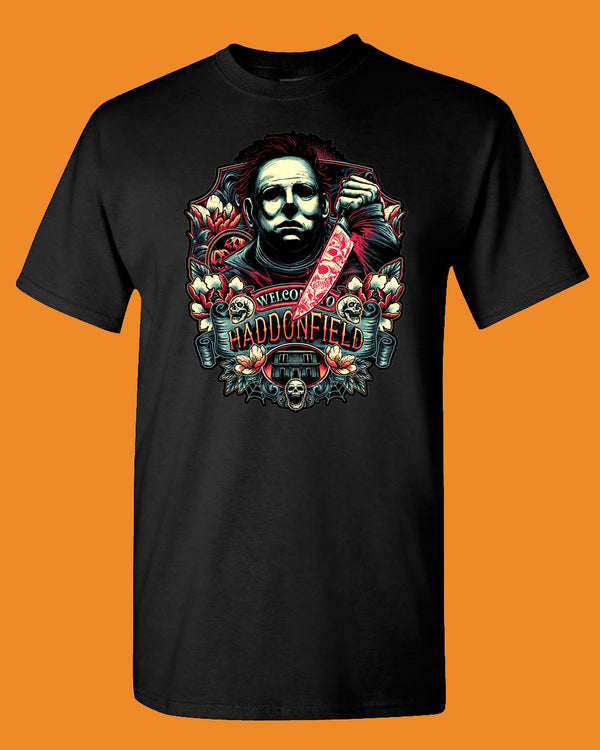 Welcome to Haddonfield Horror Movie T-shirt, Halloween tee - Fivestartees