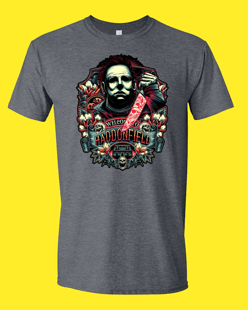Welcome to Haddonfield Horror Movie T-shirt, Halloween tee - Fivestartees