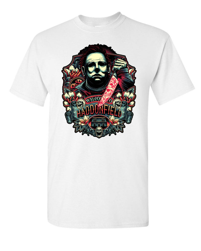 Welcome to Haddonfield Horror Movie T-shirt, Halloween tee - Fivestartees