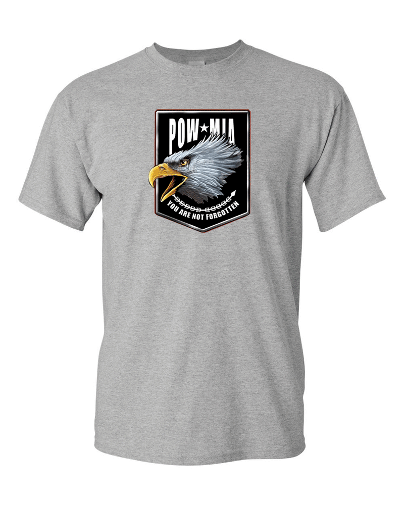 Pow Mia T-shirt, never forgotten tees, 2nd Amendment Tees, Military Tees - Fivestartees
