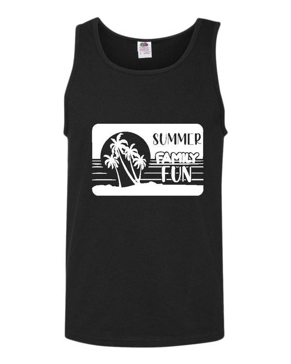 Summer family fun tank top, summer tank top, beach party tank top - Fivestartees